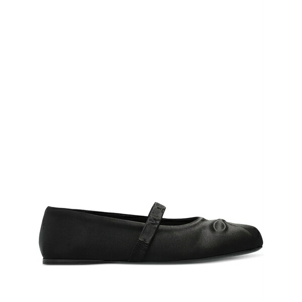 マルニ レディース サンダル シューズ Leather ballet flats Black|asty
