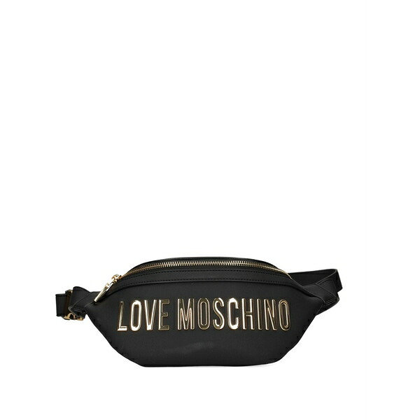 ラブ モスキーノ レディース ハンドバッグ バッグ Logo-appliqu茫漏 belt bag Black｜asty