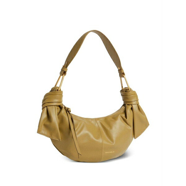 コチネレ レディース ショルダーバッグ バッグ Furoshiki leather small shoulder bag Neutrals|asty