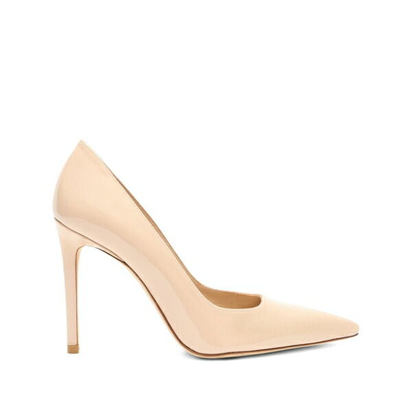 スチュアート ワイツマン レディース パンプス シューズ 100粍 stuart power pointed-toe patent pumps Neutrals 靴-レディース靴