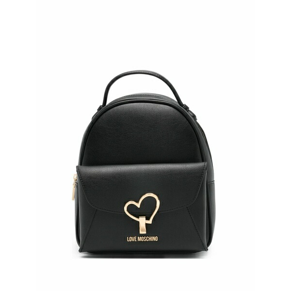 優しいこと モスキーノ レディース うしろ側容器に並べる・背嚢 御徒面子 Heart-detail backpack Black