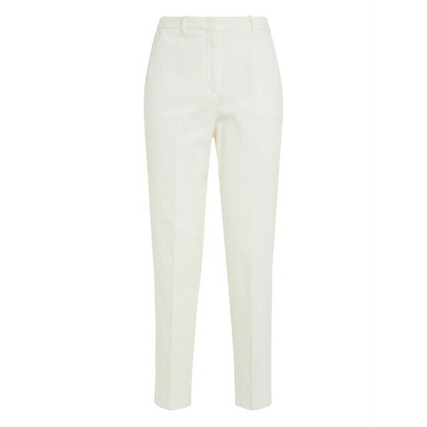 インコテックス レディース 心地好いズボン下 ボトムス Elastic-waist trousers White