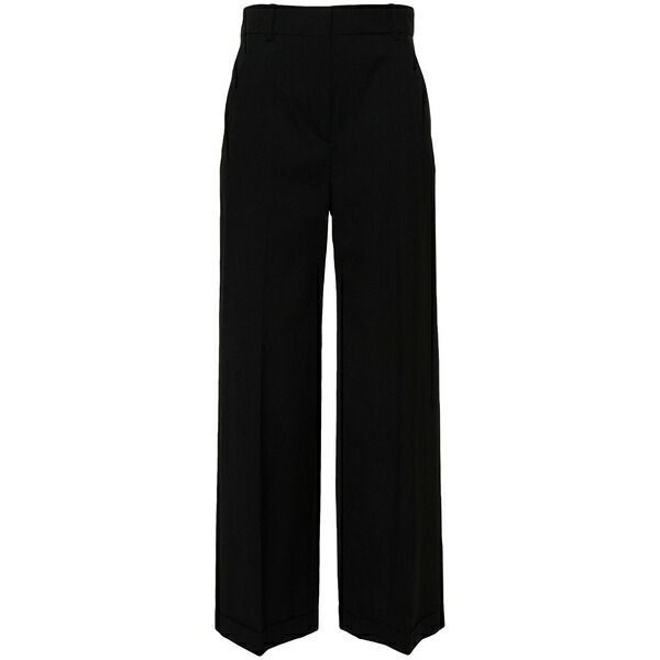 ケンゾー レディース カジュアルパンツ ボトムス High-waist tailored trousers Black｜asty