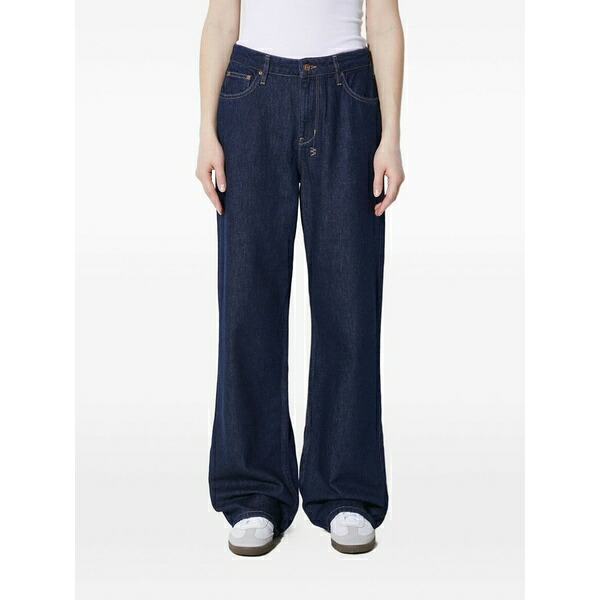 スビ レディース デニムパンツ ボトムス Low rider legacy patch jeans Blue|asty