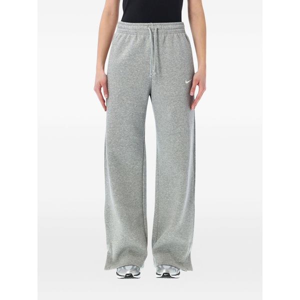ナイキ レディース カジュアルパンツ ボトムス Logo-detail wide-leg-fit track pants Grey