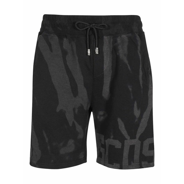 ジーシーディーエス メンズ 心地よいズボン下 ボトムス Logo-print track shorts Black メンズファッション-ズボン・パンツ