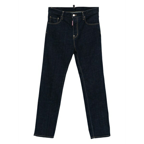 ディースクエアード メンズ デニムパンツ ボトムス Logo-patch jeans Blue|asty