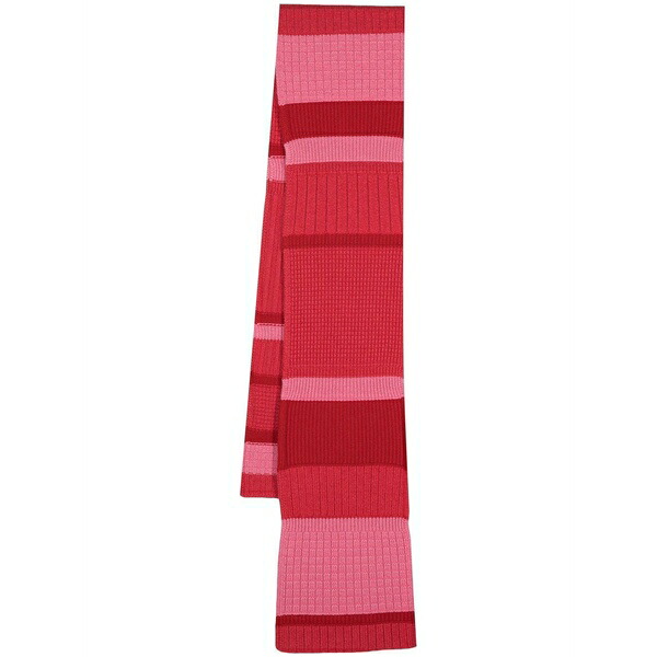 バリー メンズ 消音装置・袈裟・えり巻き 添え物 Textured cashmere  scarf Red