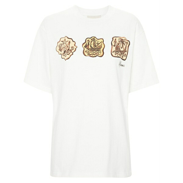 アレメ レディース Tシャツ トップス Relic t-shirt Neutrals｜asty