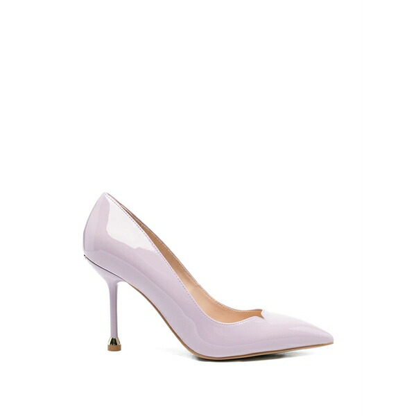 リュージョー レディース パンプス シューズ Cutout leather pumps Purple|asty