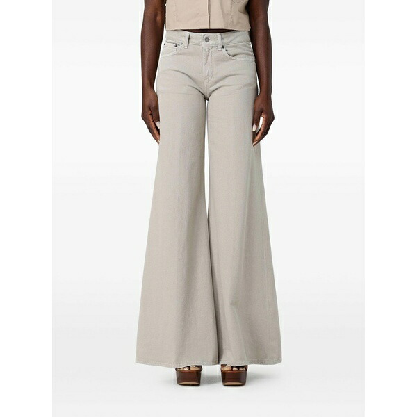 ドンダップ レディース ジーンズズボン下 ボトムス Marlen panelled jeans Grey