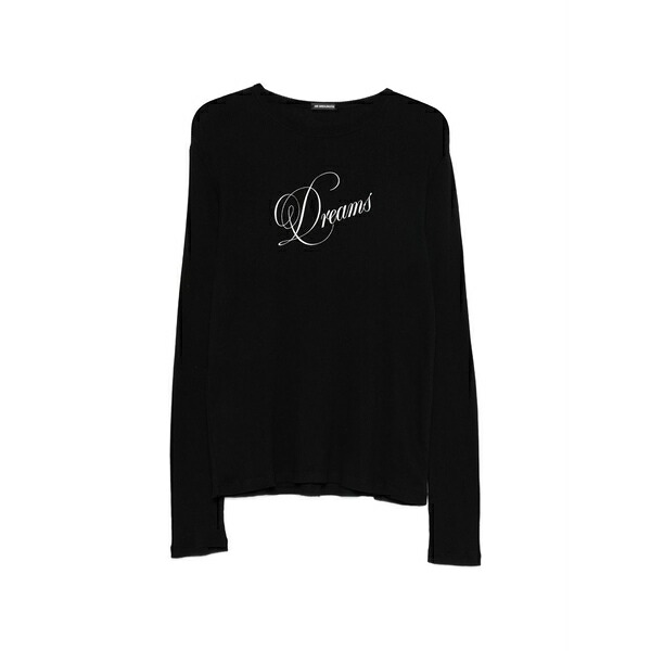 アン ドゥムルメステール メンズ Tシャツ トップス Greg long-sleeve t-shirt Black｜asty