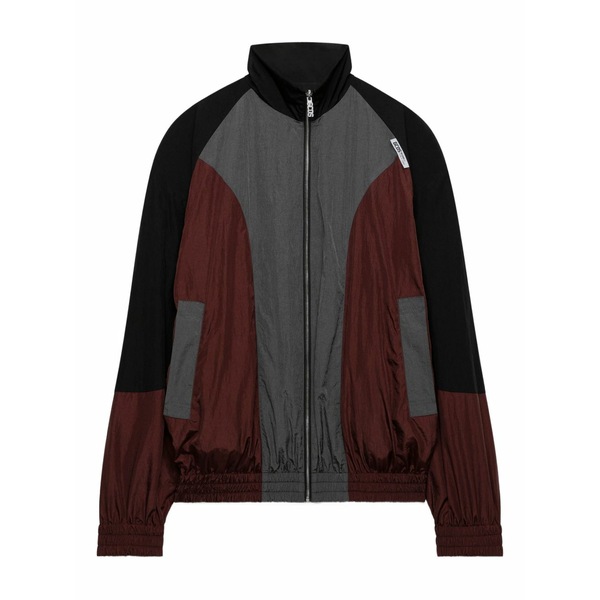 ジーシーディーエス メンズ ジャケット＆ブルゾン アウター Colour-block jacket Red｜asty