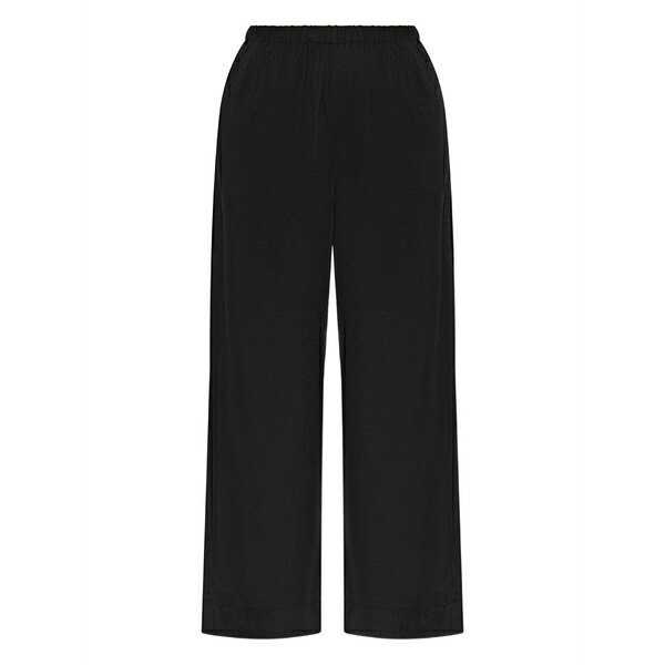 バイマレンバーガー レディース 心地好いズボン下 ボトムス Cabello elastic-waist trousers Black