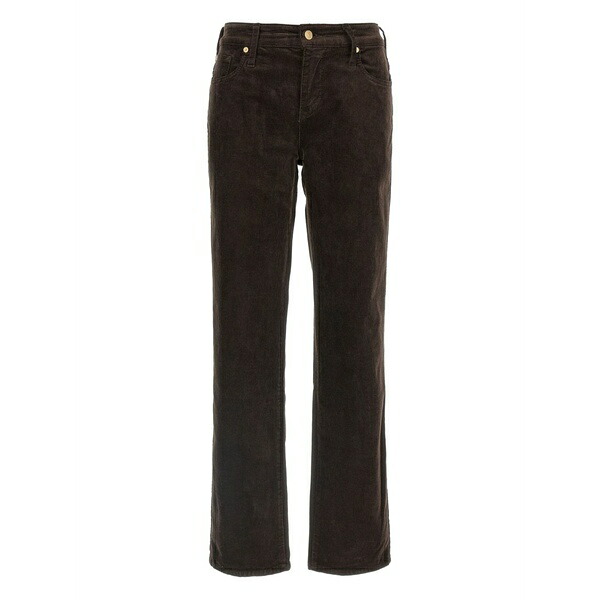 7フォーオールマンカインド レディース 心地好いズボン下 ボトムス Corduroy five-pocket trousers Brown