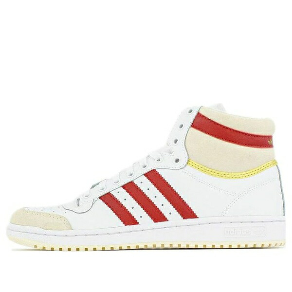 adidas アディダス メンズ スニーカー  【adidas Top Ten Hi \u0027White Red\u0027 S24133】  大きさ US_9(27.0糎)