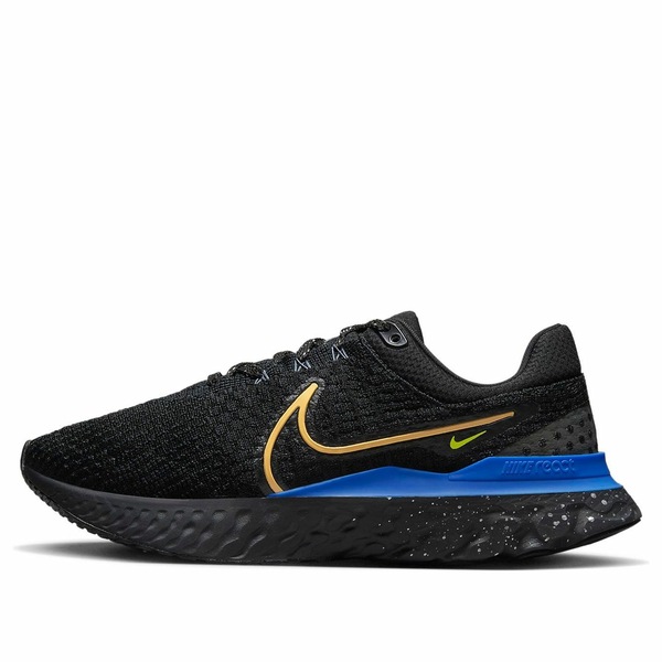 Nike ナイキ メンズ スニーカー  【Nike React Infinity Run Flyknit 3 \u0027Black Citron Royal\u0027 DZ4845-001】  大きさ US_8(26.0糎)