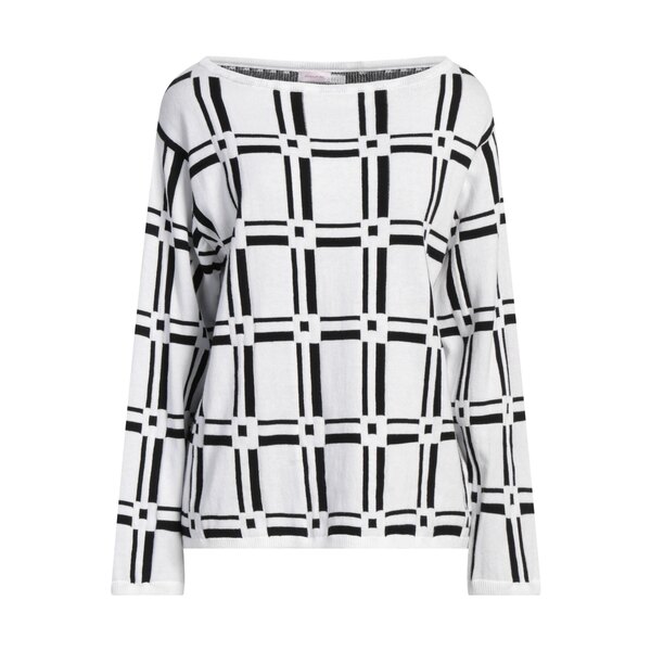 【送料無料】 ロッソピューロ レディース ニット&セーター アウター Sweaters White