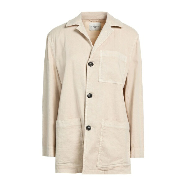 【送料無料】 チルコロ1901 レディース ジャケット＆ブルゾン アウター Blazers Beige