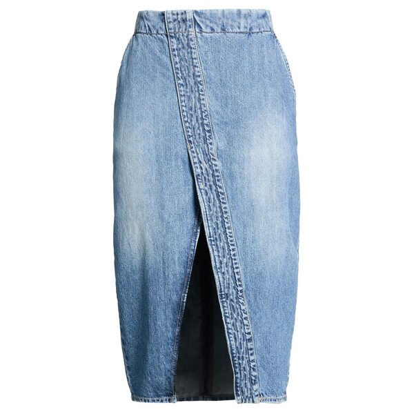 【送料無料】 モーテル レディース スカート ボトムス Denim skirts Blue|asty