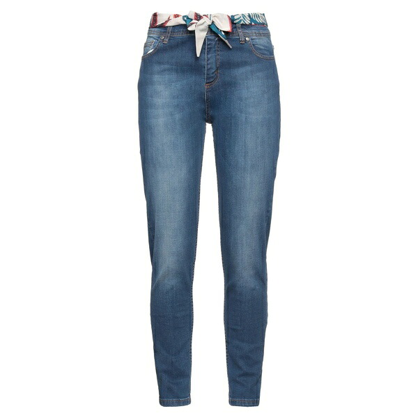 【送料無料】 ル サルテ デル ソーレ レディース デニムパンツ ボトムス Jeans Blue