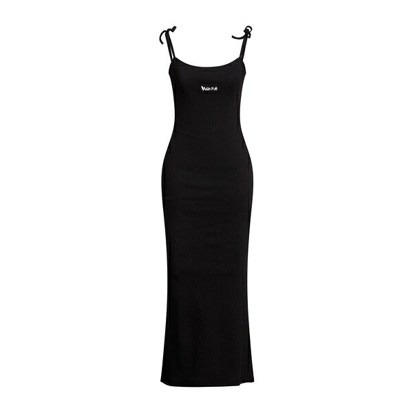 【貨物輸送無料】 ディスクレイマー レディース 衣装 トップス Maxi dresses Black