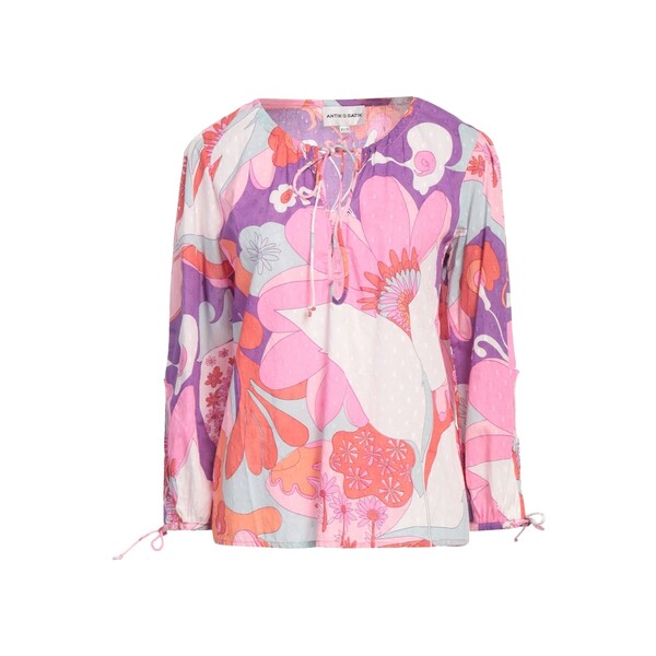【送料無料】 アンティックバティック レディース Tシャツ トップス Tops Purple