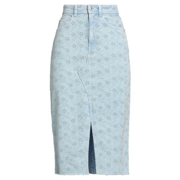 【送料無料】 ゲス レディース スカート ボトムス Denim skirts Blue
