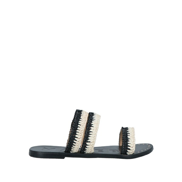 【貨物輸送無料】 マネブ レディース サンダル シューズ Sandals Black
