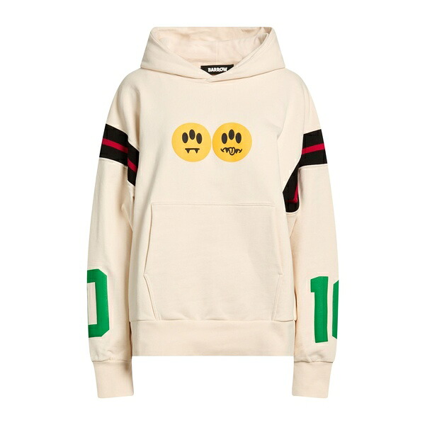 【貨物輸送無料】 バロウ レディース パーカー・スウェットシャツ アウター Sweatshirts White