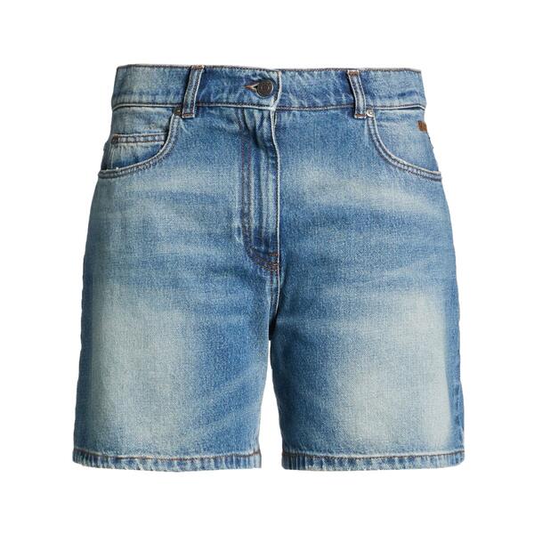 【送料無料】 エムエスジイエム レディース デニムパンツ ボトムス Denim shorts Blue｜asty