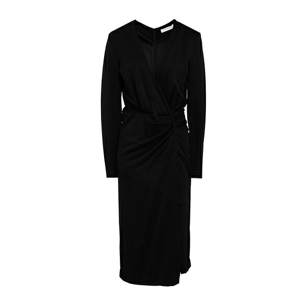 【送料無料】 イロ レディース ワンピース トップス Midi dresses Black