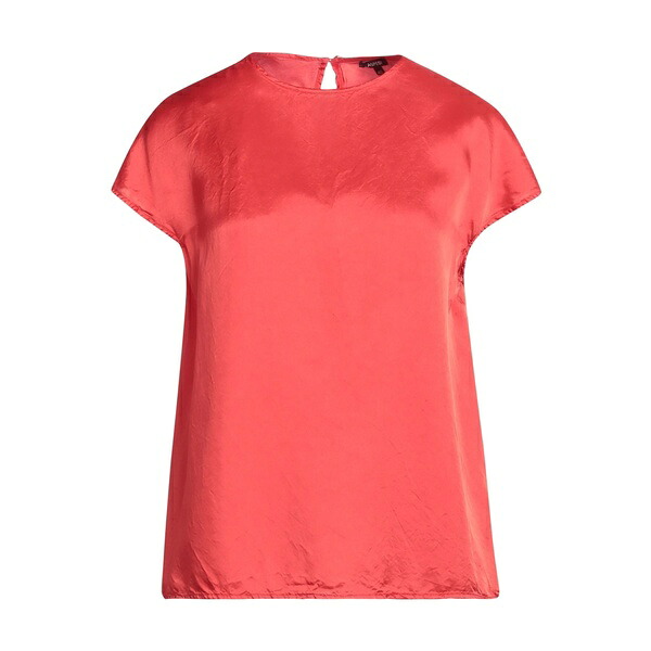 【送料無料】 アスペジ レディース Tシャツ トップス Tops Red