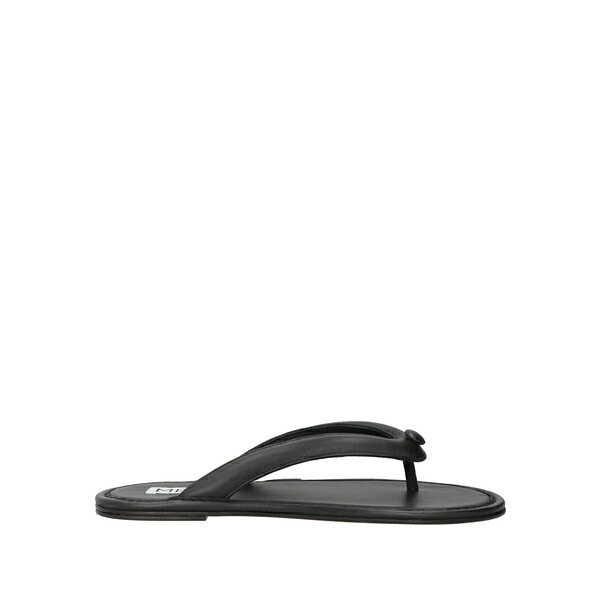 【送料無料】 メデア レディース サンダル シューズ Thong sandals Black