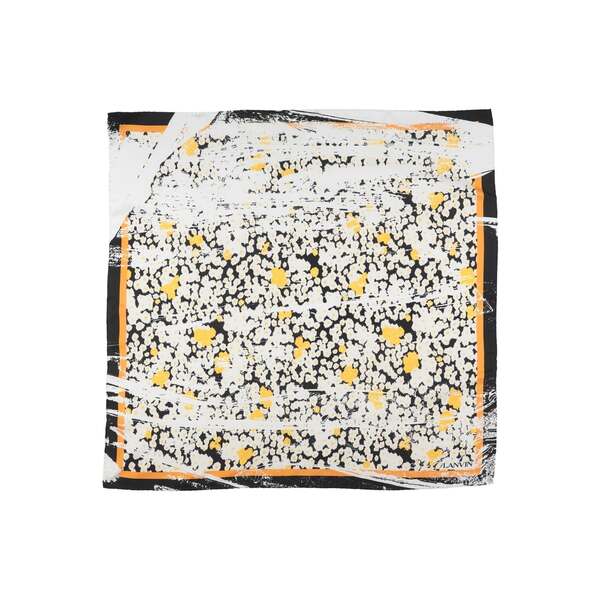 【送料無料】 ランバン レディース マフラー・ストール・スカーフ アクセサリー Scarves White