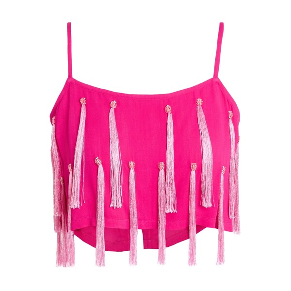 【送料無料】 フォルテ フォルテ レディース Tシャツ トップス Tops Pink｜asty