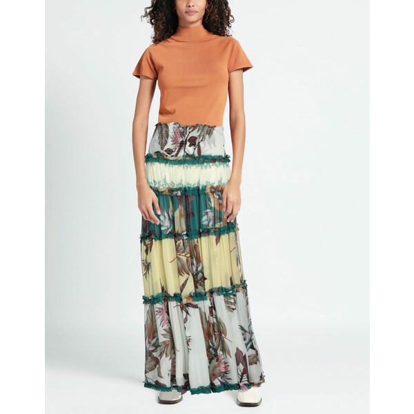 ピンコ レディース スカート Long Light green ボトムス skirts