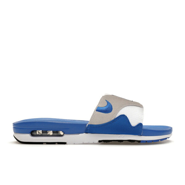 Nike ナイキ メンズ スニーカー  【Nike Air Max 1 Slide Royal】  大きさ US_10(28.0糎) White/Black/Light Neutral Grey/Royal Blue