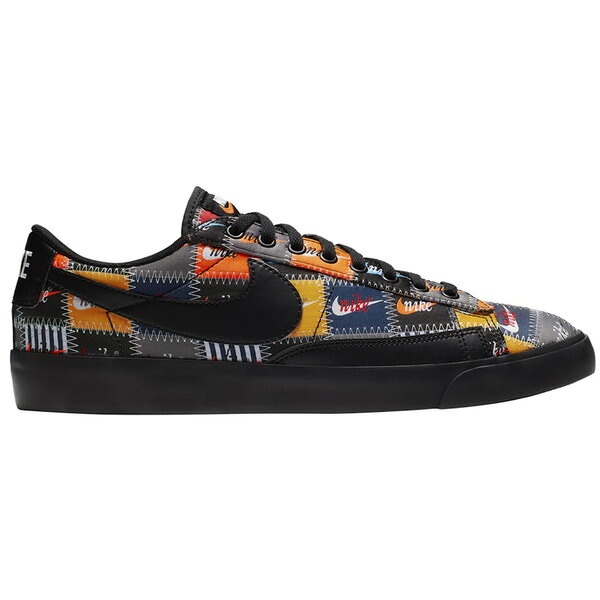 Nike ナイキ メンズ スニーカー  【Nike Blazer Low Patchwork】  大いさ US_10(28.0糎) Black/Multi-Color 靴-メンズ靴