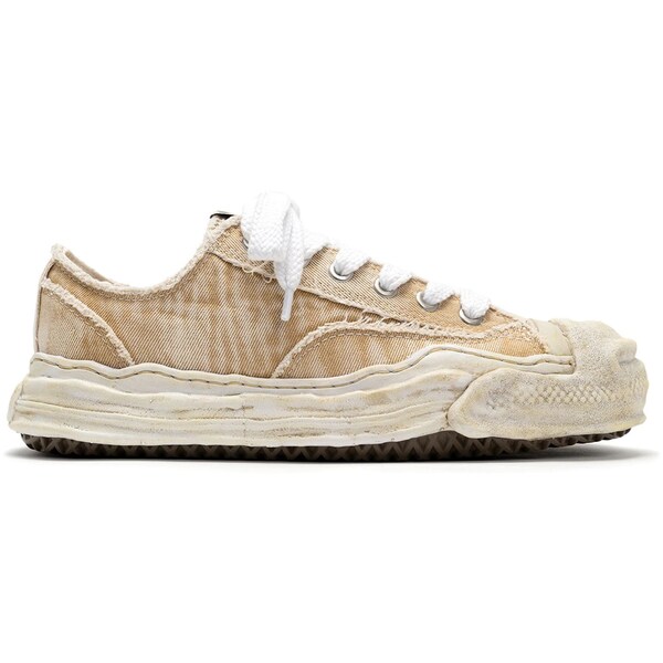 Maison Mihara Yasuhiro ミハラヤスヒロ メンズ スニーカー  【Maison Mihara Yasuhiro Hank OG Sole Bleach-Wash Denim Canvas Low Beige】  サイズ US_11.5(29.5cm) Beige
