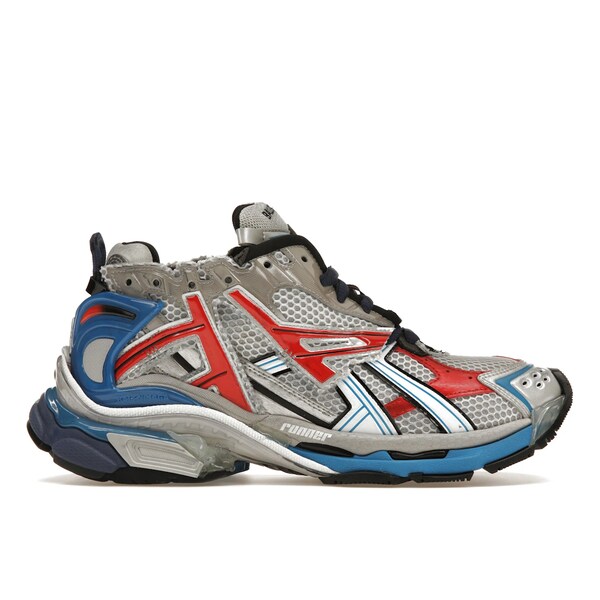 Balenciaga バレンシアガ メンズ スニーカー  【Balenciaga Runner Grey Blue Red Black】  サイズ US_6(24.0cm) Grey Blue Red Black
