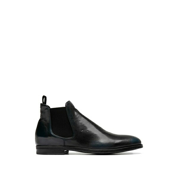 オフィチーネ 創作的 メンズ ブーツ シューズ Vanderbilt leather boots Blue