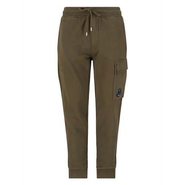 シーピーカンパニー メンズ 心地好いズボン下 ボトムス Cargo-pocket drawstring track pants Green
