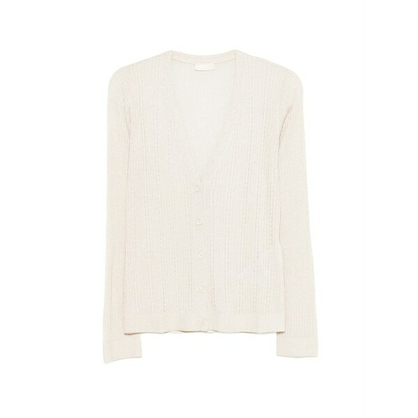 リュージョー レディース ジレー アウター V-neck cardigan Neutrals