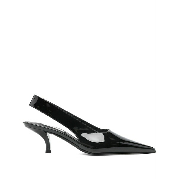 トーテム レディース パンプス シューズ Pointed slingback pumps Black