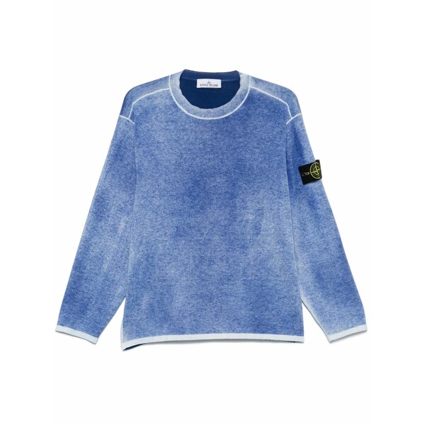 ストーンアイランド メンズ パーカー・スウェットシャツ アウター Compass-badge sweatshirt  Blue