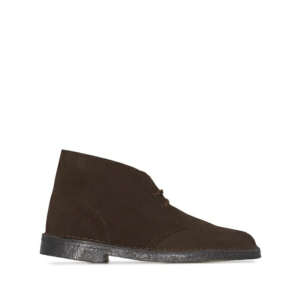クラークス メンズ ブーツ シューズ Brown suede desert boots Brown