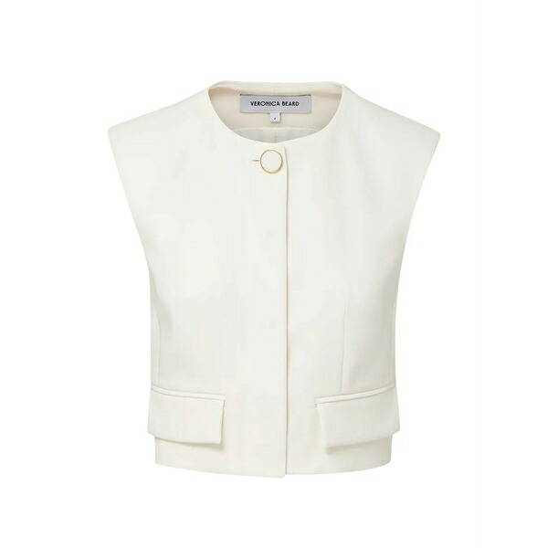 ヴェロニカ ベアード レディース 上衣＆上衣 アウター Cliffwood flap-pocket gilet White