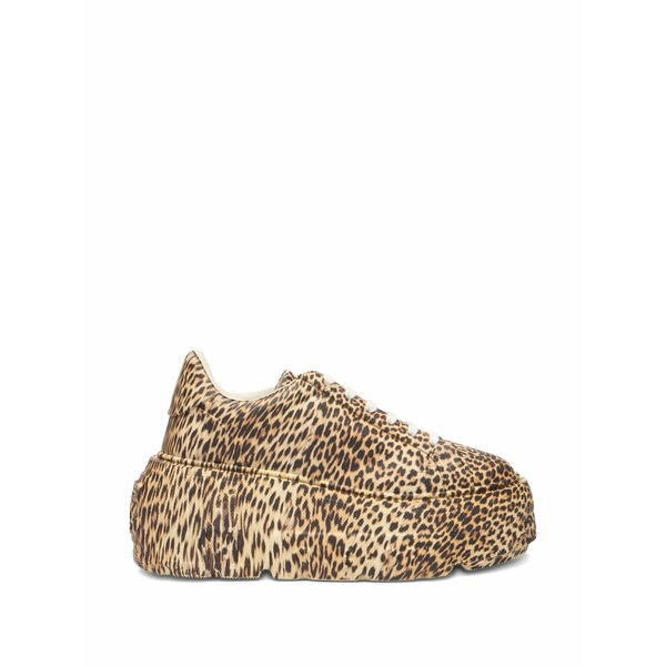 カサディ レディース スニーカー シューズ Nexus leopard-print sneakers Brown