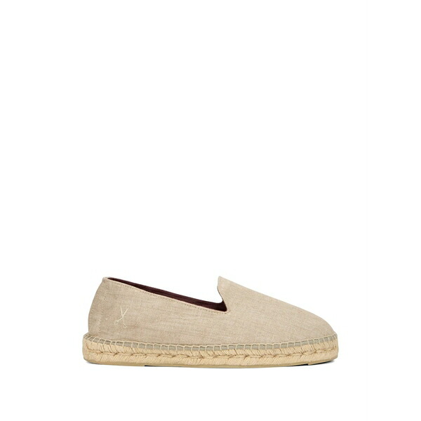マネビ メンズ サンダル シューズ Embroidered espadrilles Neutrals
